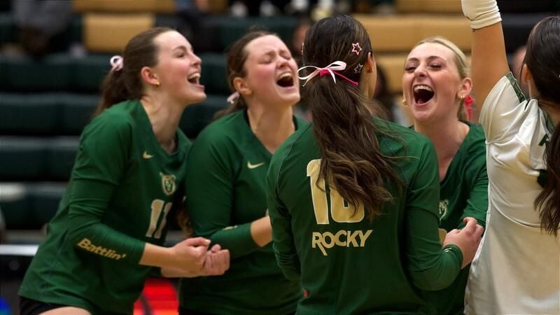 Rocky Volleyball Sweeps Valley City State for Second Straight Home Victory