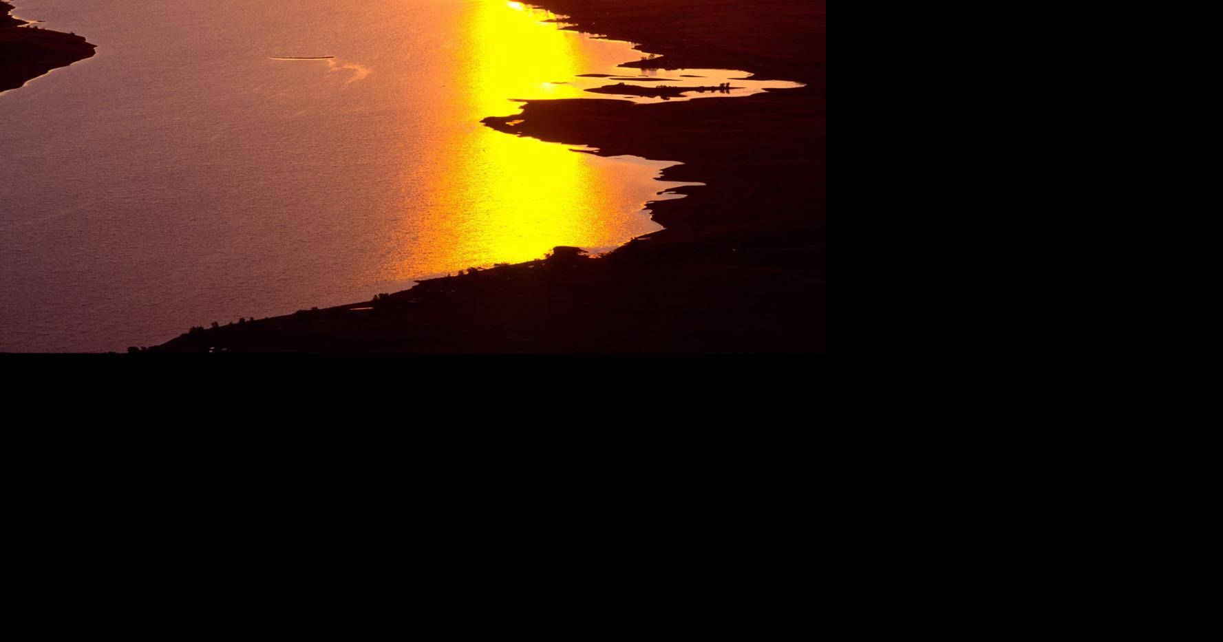 Nelson Reservoir aerial