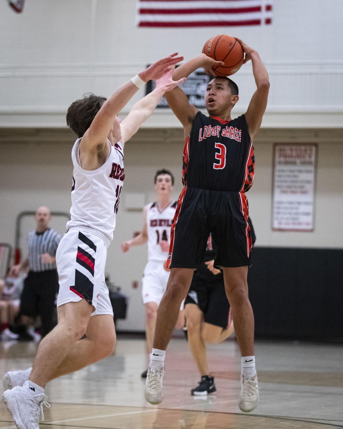 Lodge Grass holds off Huntley Project in potential state title game preview Boys Basketball