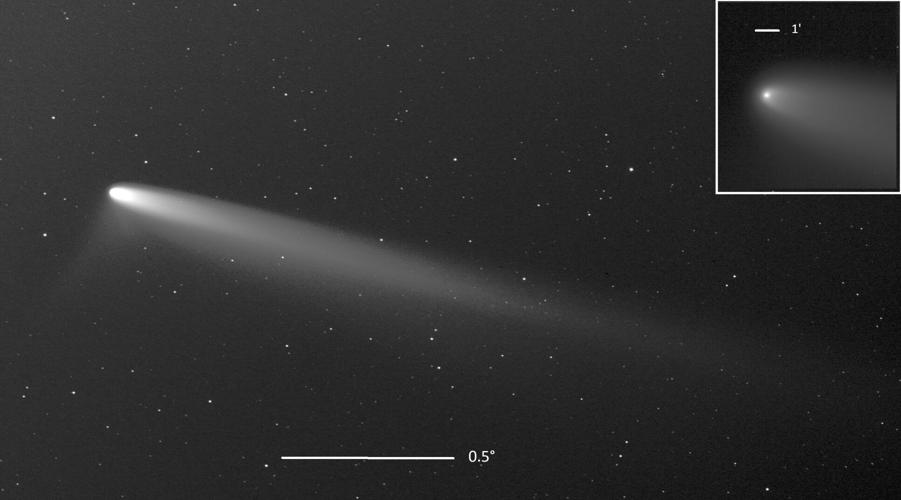 Rare comet brightens October night skies