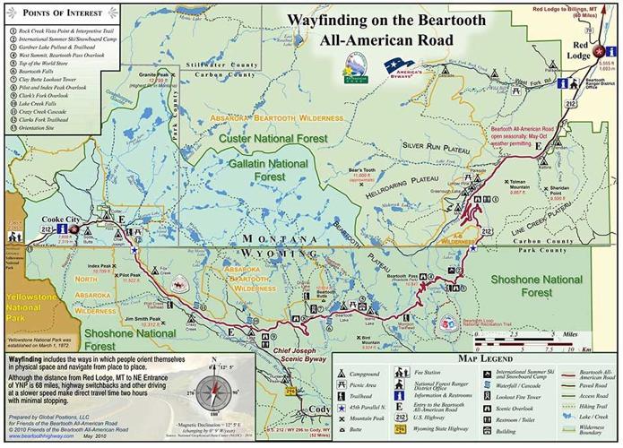 Beartooth Mountains Trail Map Opening Of 'The Most Beautiful Drive In America' Once Included A Bar Carved  From Snow | Enjoy Billings | Billingsgazette.com