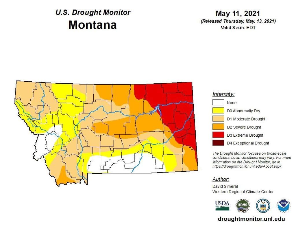 Drought Conditions Are Widespread In Montana State Regional Billingsgazette Com