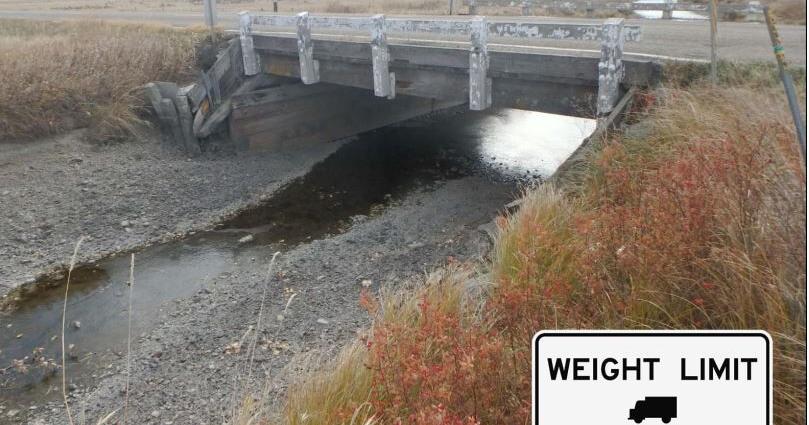 MDT issues a new load posting for bridge in Treasure County