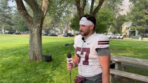 Montana Grizzlies' Jake Mason on defensive line