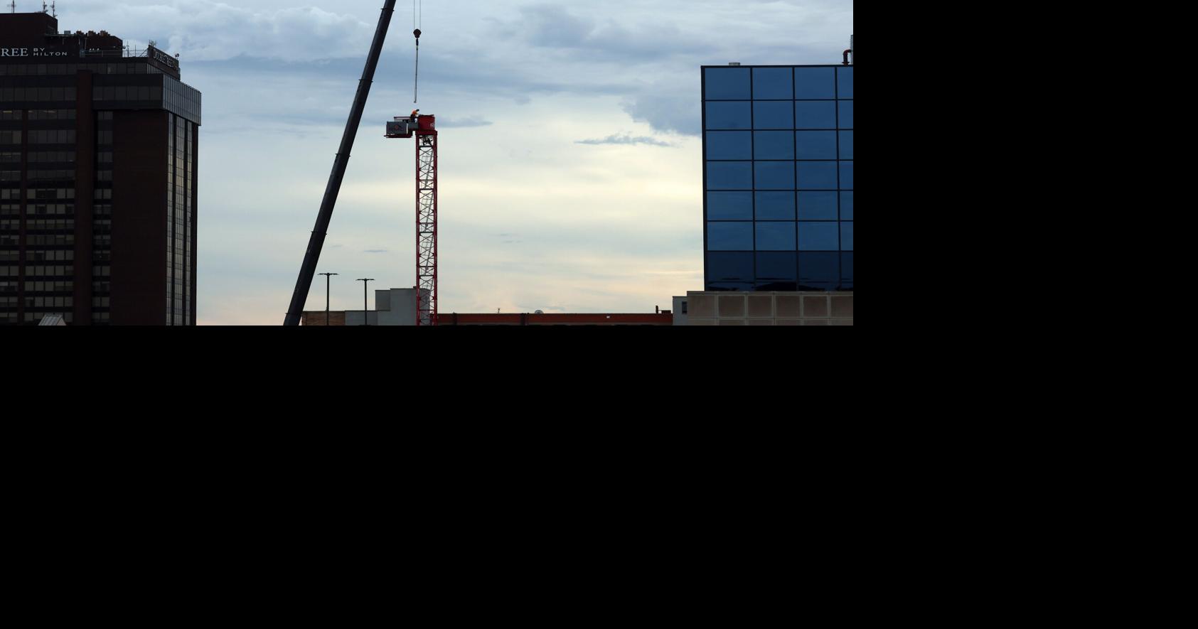 Hotel construction in downtown Billings