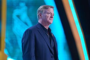Apr 23, 2026; Pittsburgh, PA, USA; NFL commissioner Roger Goodell during the 2026 NFL Draft at Acrisure Stadium. Mandatory Credit: Kirby Lee-Imagn Images