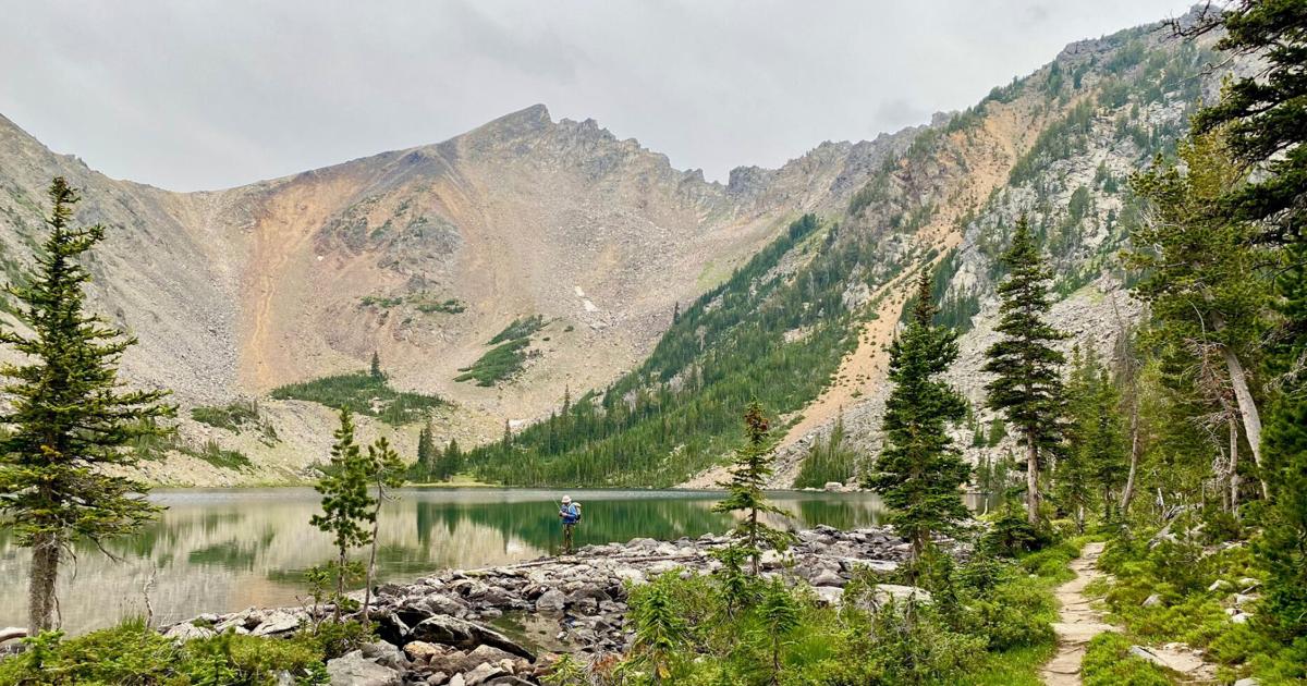 lake louise tobacco roots Root Mountains in Montana Louise Lake National Recreation Trail,