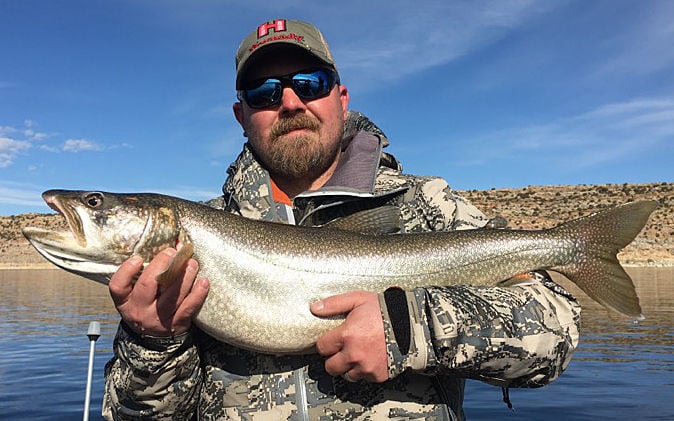 Ice fishing for perch hot at Holter Lake