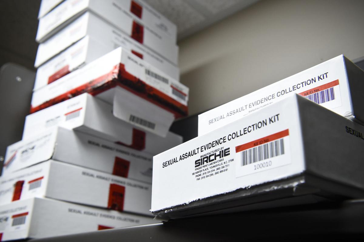 Sexual-assault evidence kits stored in the Department of Criminal Investigations