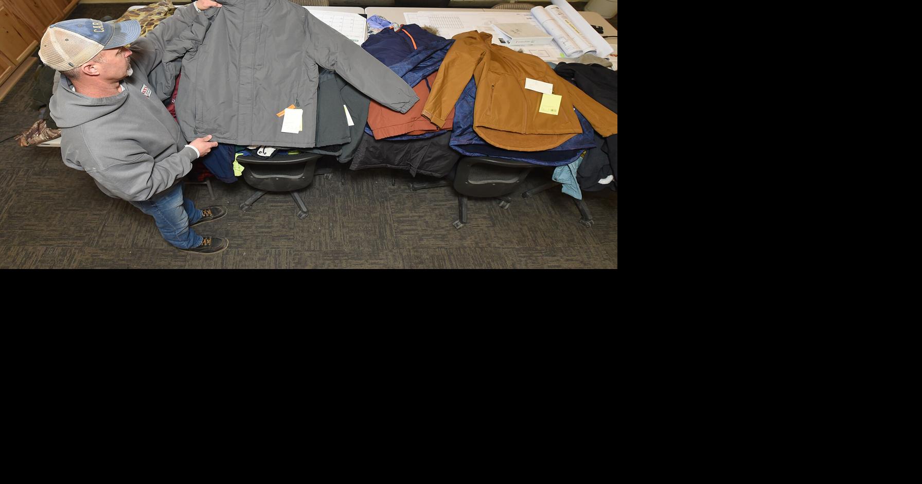 Photo: Coats donated to the homeless