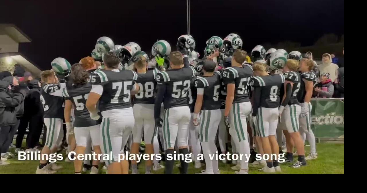 Billings Central Rams celebrate a Senior Day shutout