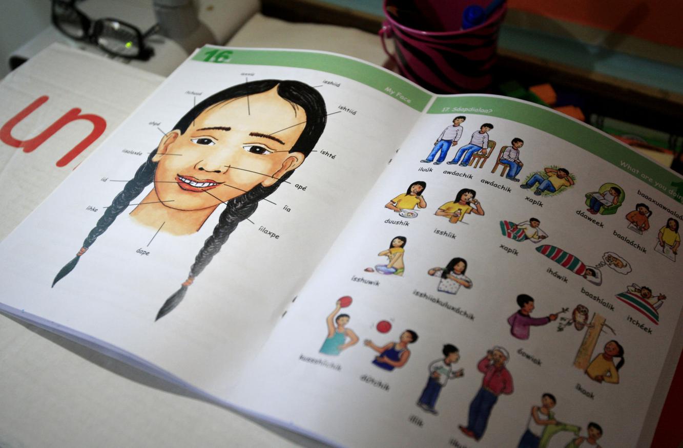 Crow Agency school builds language instruction from the ground up