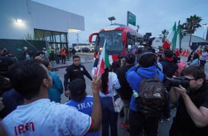 SOCCER-WORLDCUP-IRN/ARRIVAL