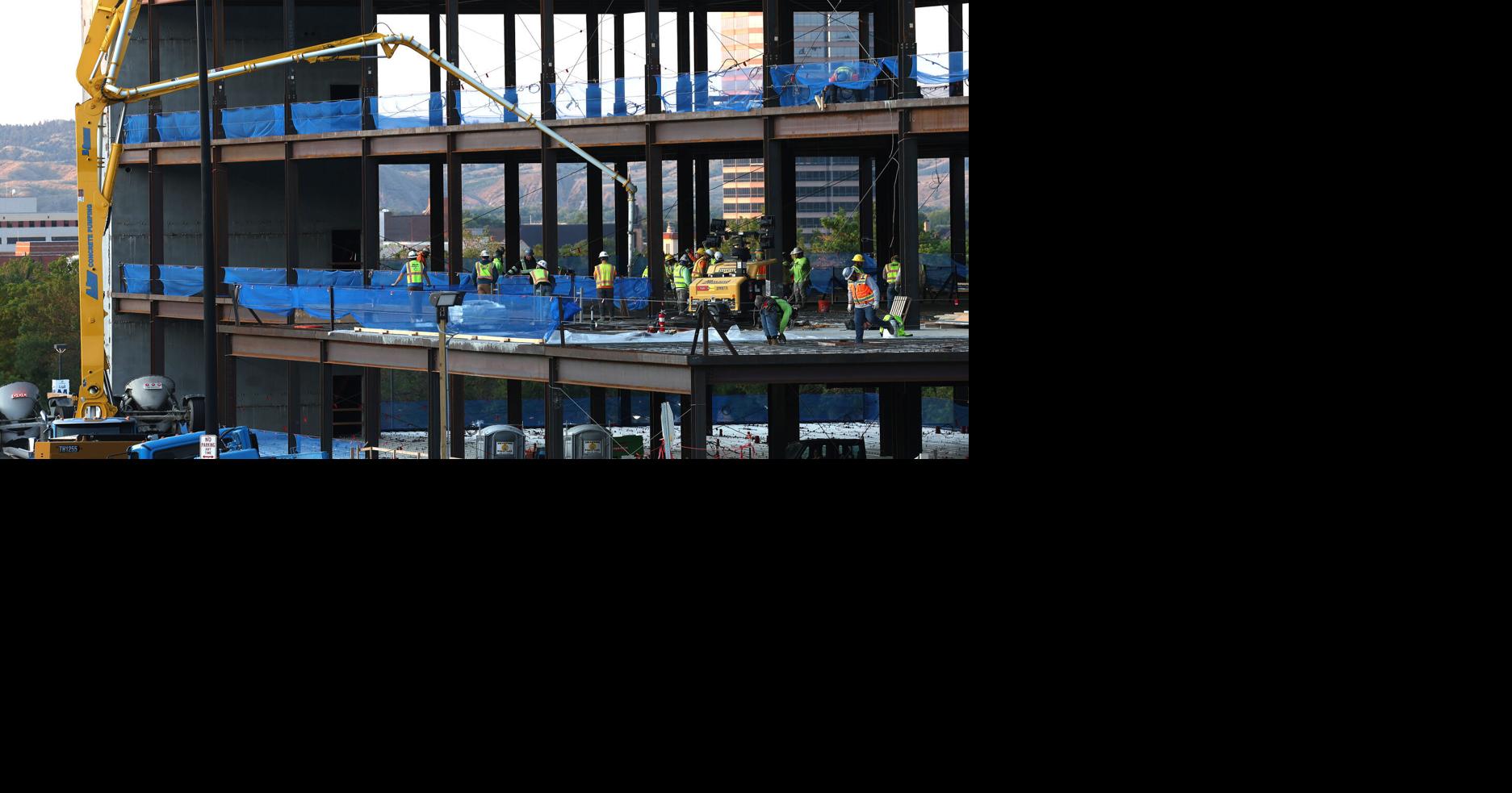 Photo: Concrete floors poured at Intermountain Health