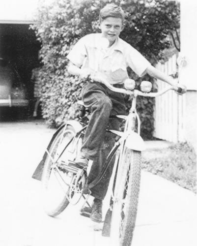 David North as child
