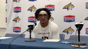 Jabez Woods after Montana State’s Gold Rush win over Butler