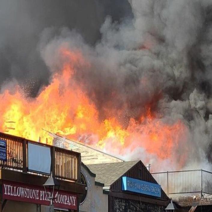 Fire Destroys Several Businesses In Downtown Gardiner State