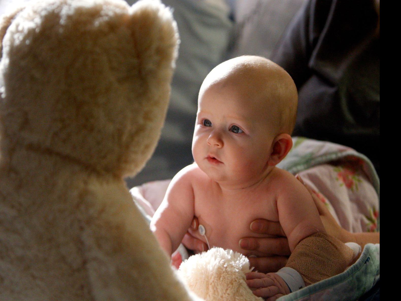 Varsity Girls Basketball Team Brings Teddy Bears To Pediatric