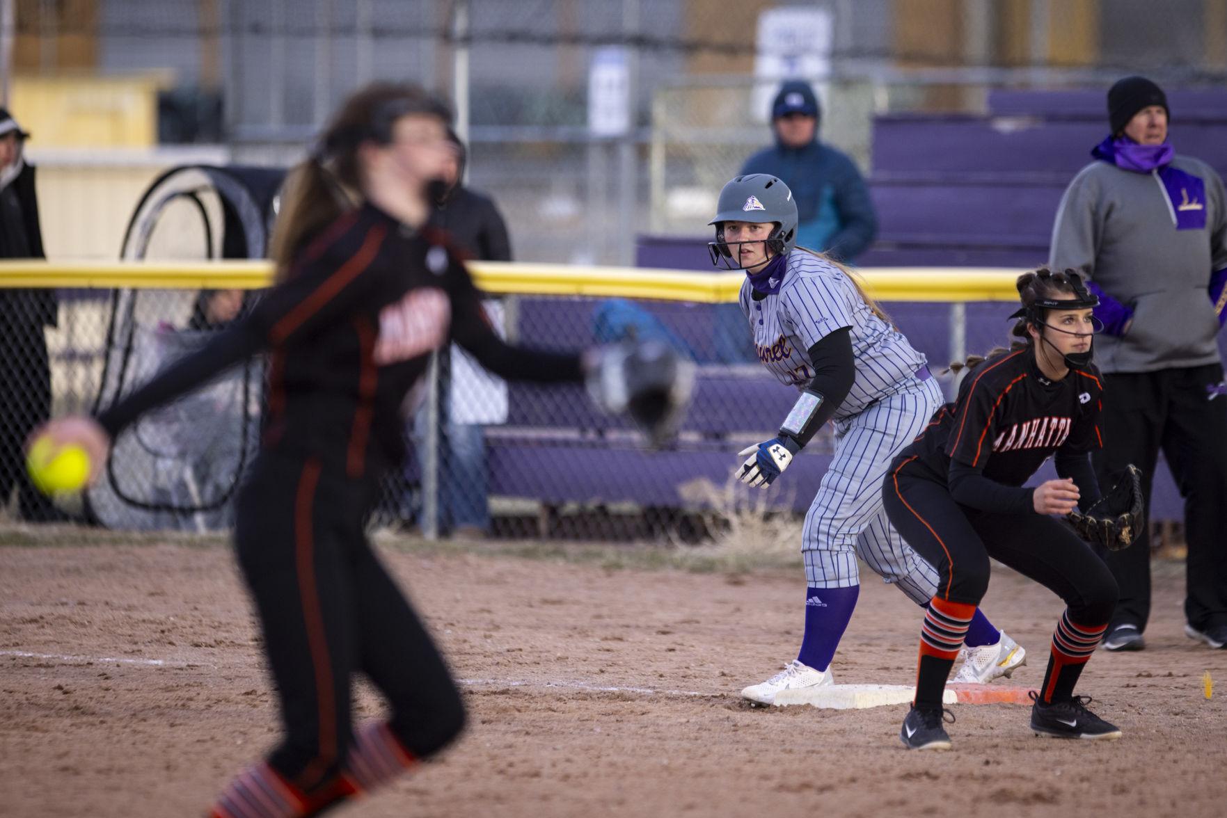 Photos Laurel vs. Manhattan softball Softball