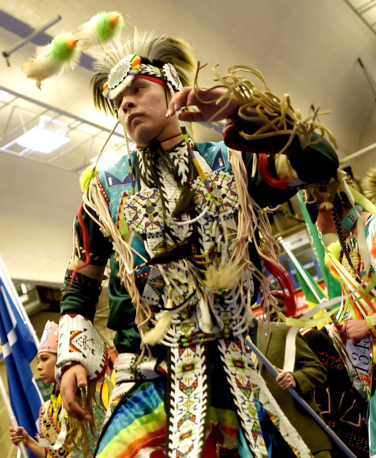 Dancing in the grand entry