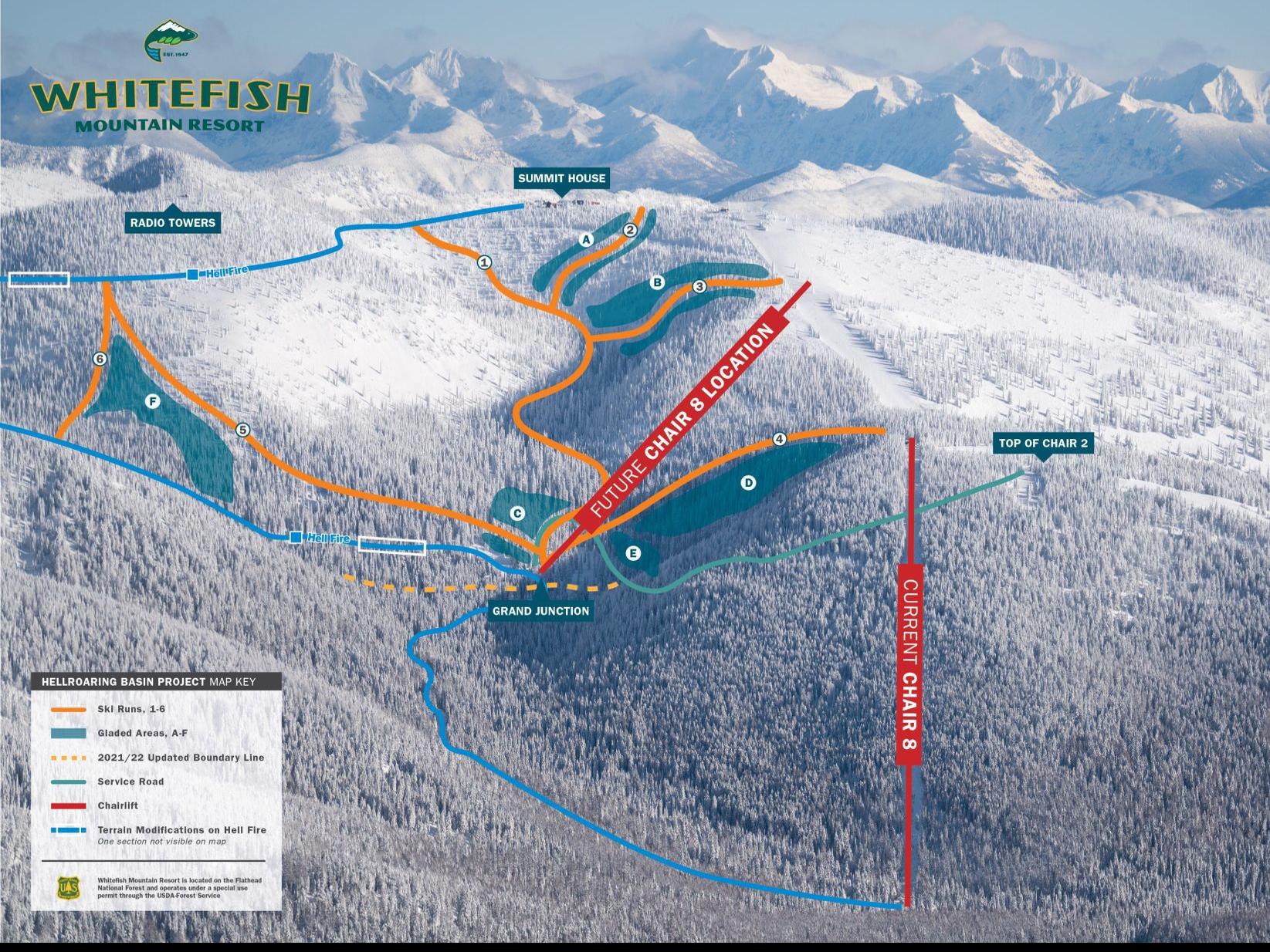 Whitefish Mountain Resort Map