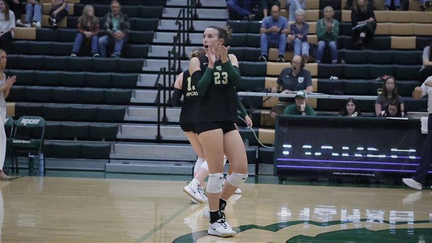 Rocky Volleyball Bested in Four Sets by Montana Western