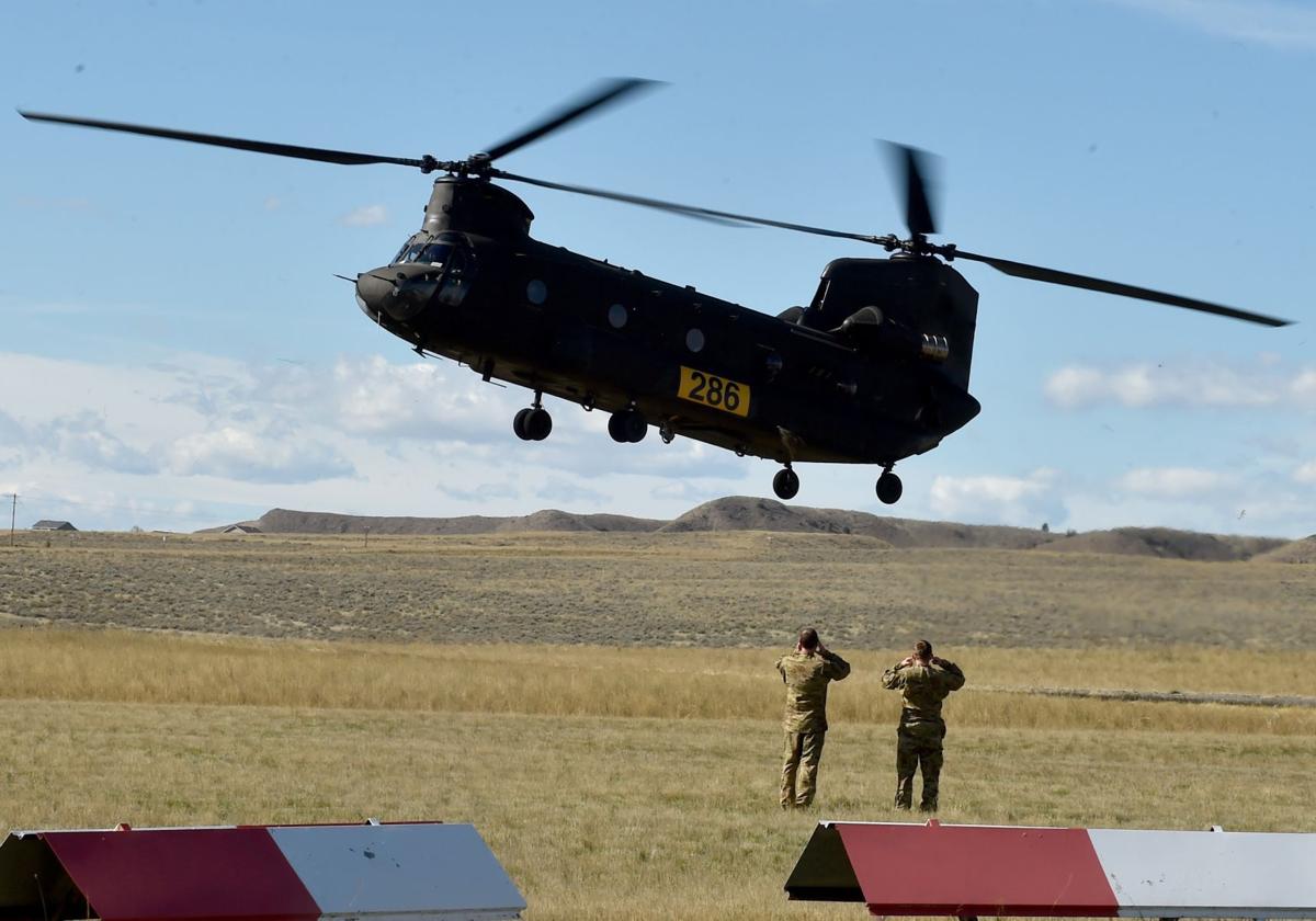 Montana National Guard training at Laurel Airport