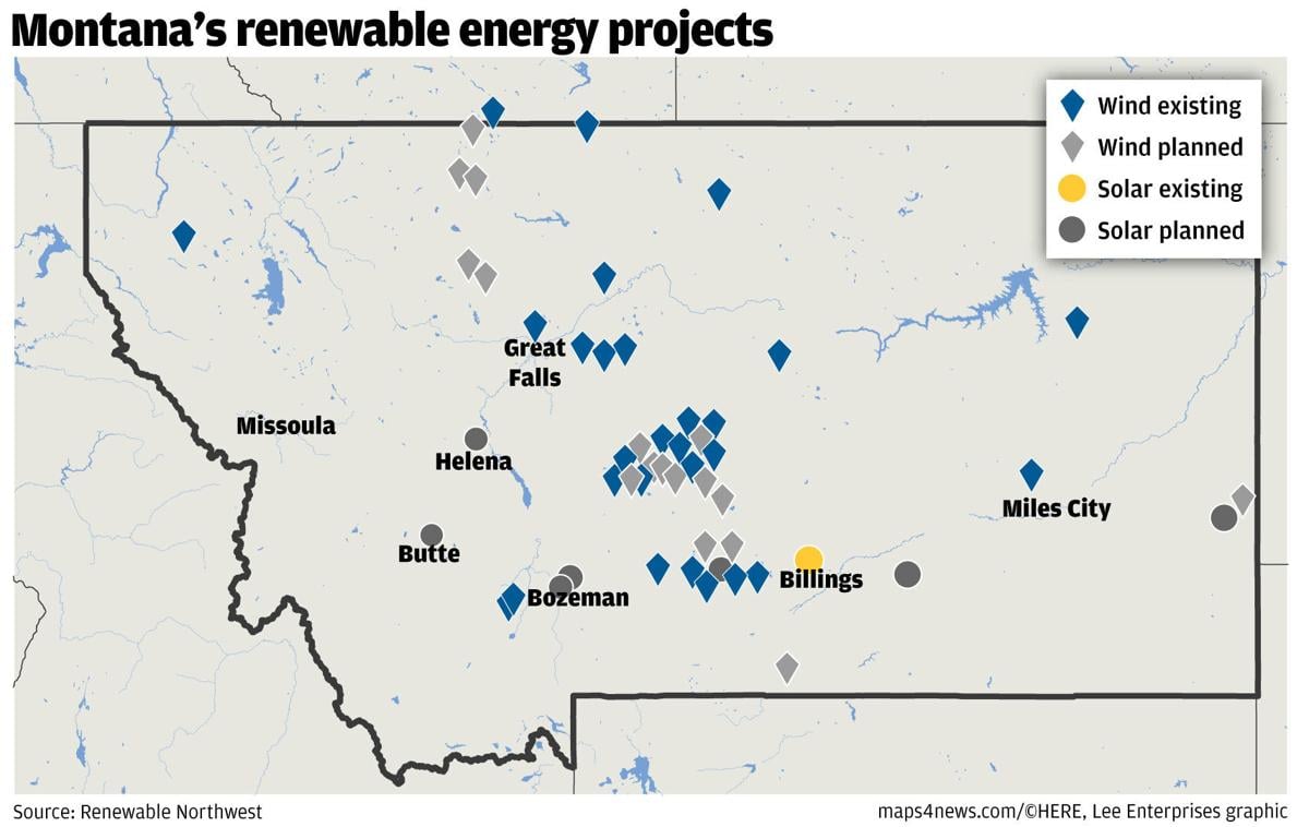Montana wind and solar