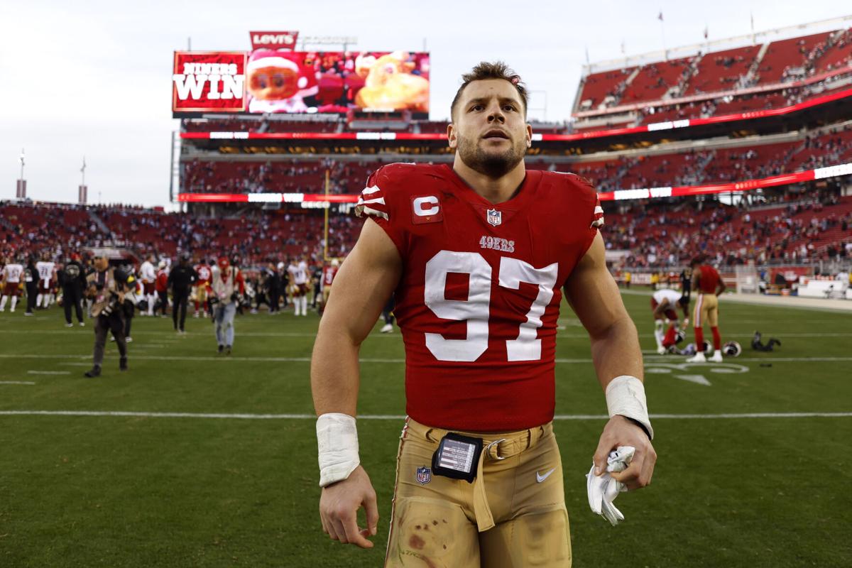 49ers' Nick Bosa could get to bully another backup vs. Dolphins on Sunday