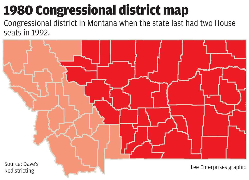 Montana House District Map Proposed Congressional Districts Resemble 1980S Montana | 406 Politics |  Billingsgazette.com