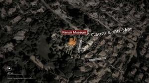 France: MOTION GRAPHIC - At least 4 paintings stolen from Renoir museum in southern France.