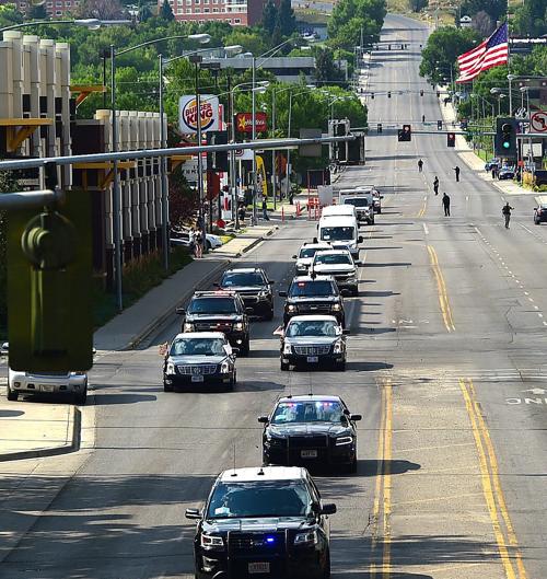 Pence motorcade