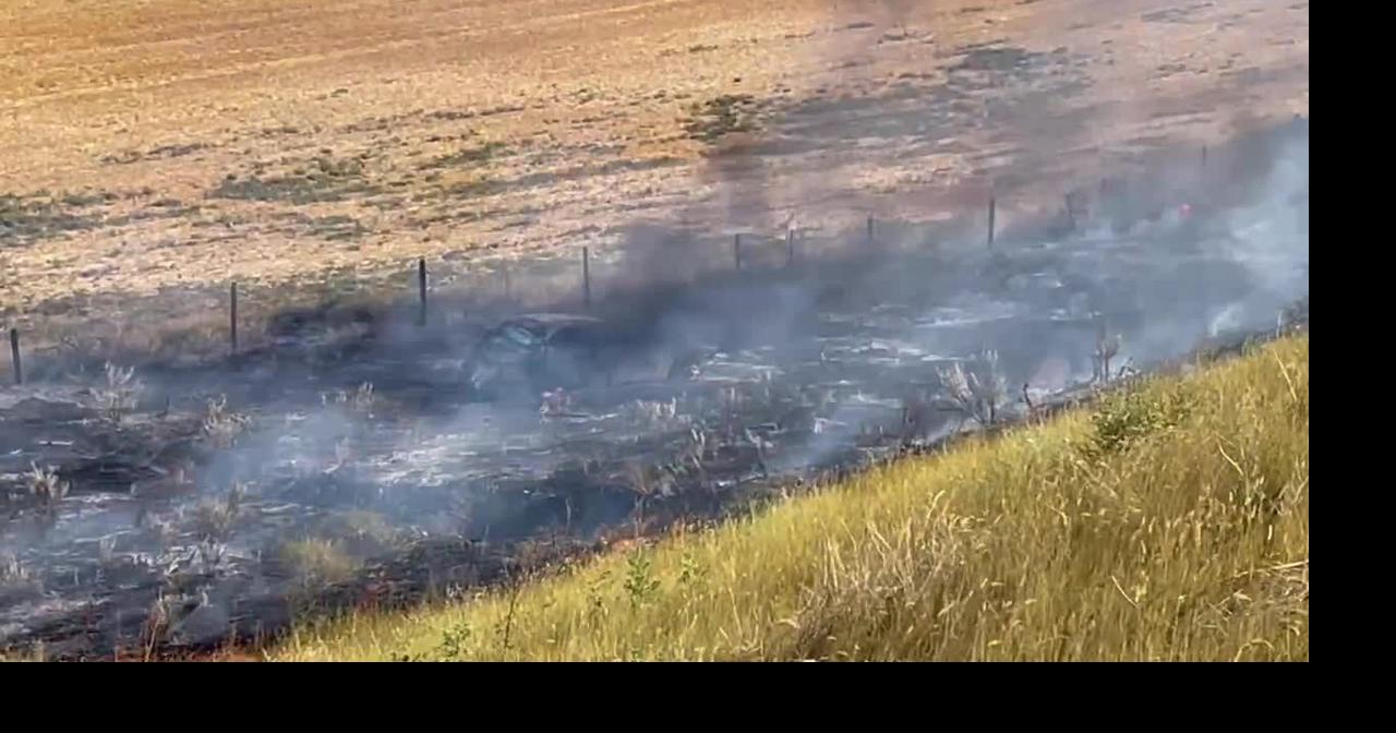 Chase leads to crash and fire