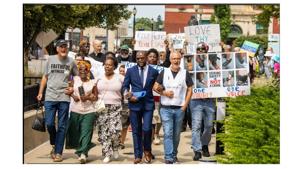 Supporters of Haitian man who died with ankle monitor blame immigration policy