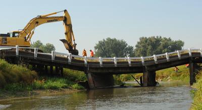 Fly Creek bridge collapse