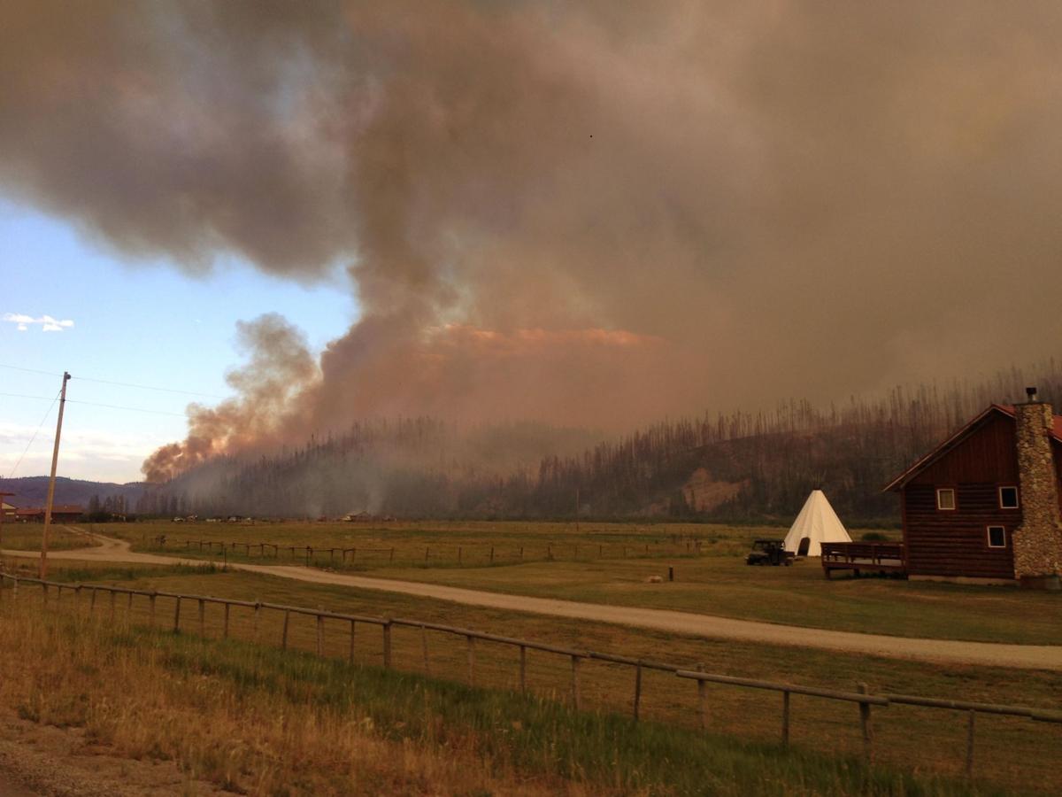 Firefighters battle wildfires across Wyoming