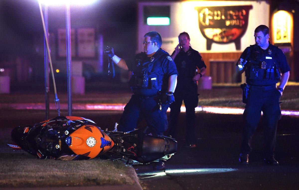 Division Street motorcycle crash