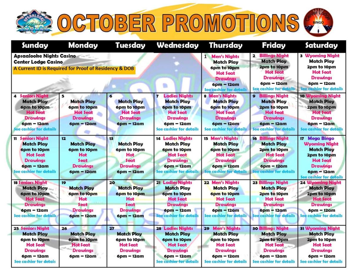October Promotions!