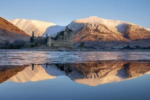 Kilchurn Castle is no longer habitable for tourists but one of Scotland's impressive histric structures.