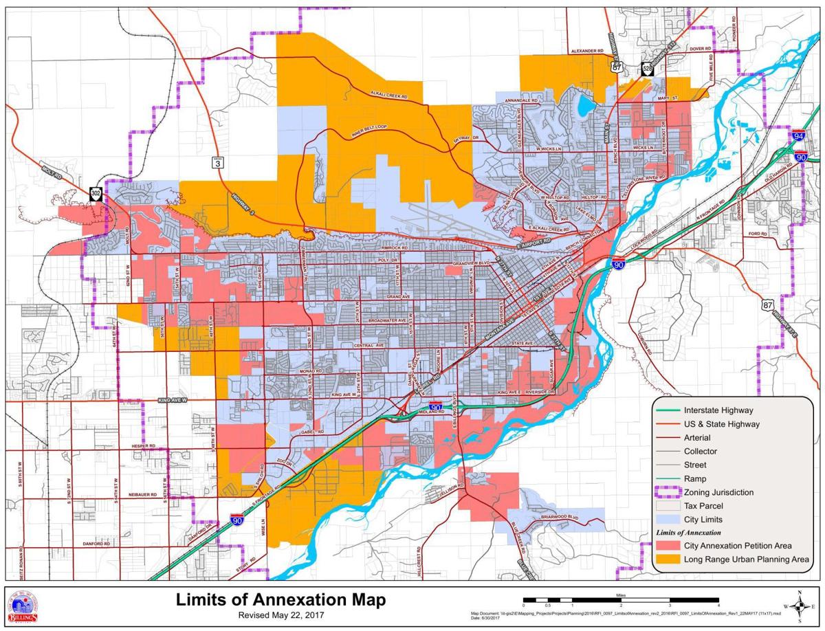 Limits of Annexation map