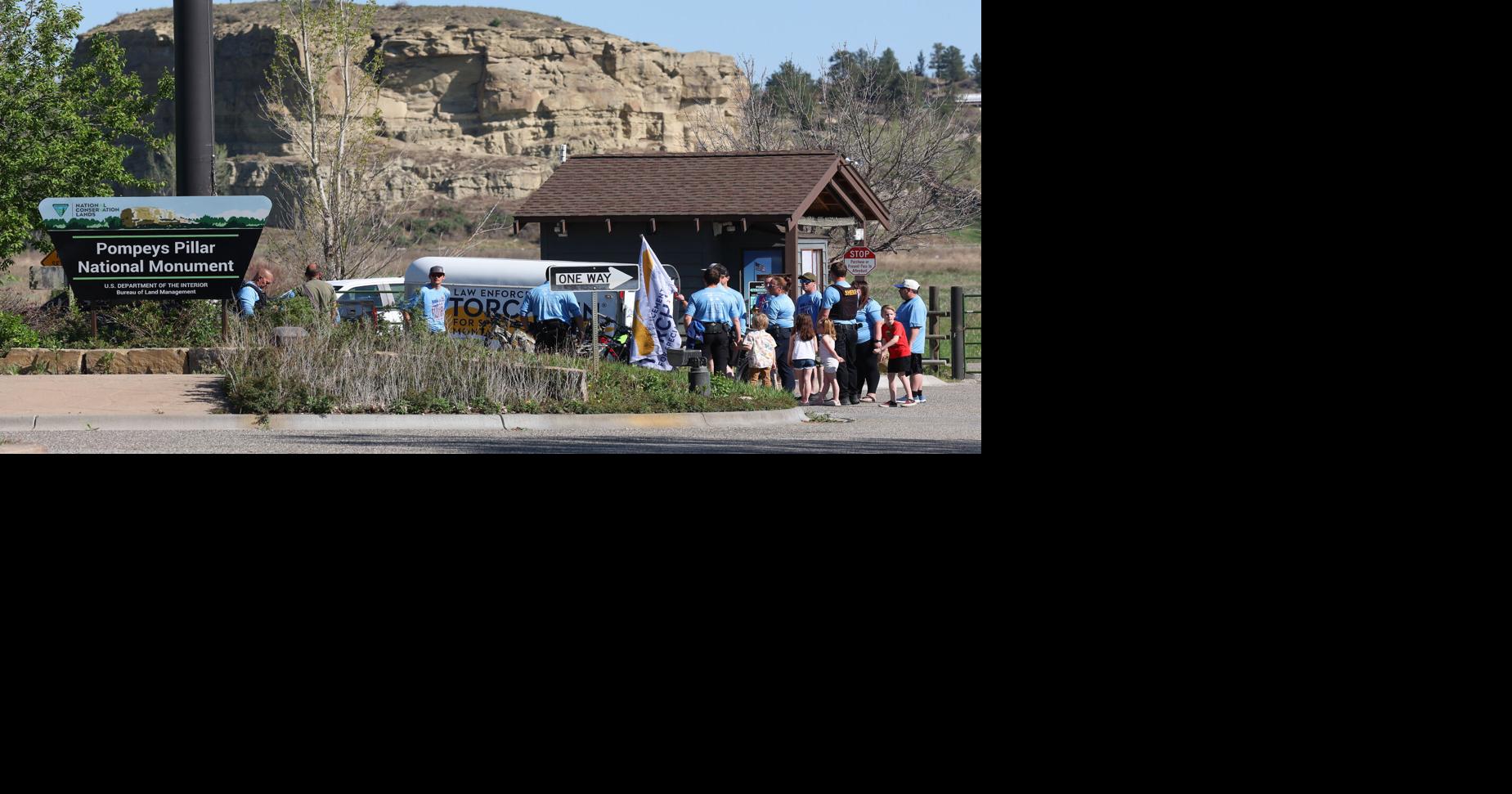 Photos: Law Enforcement Torch Run for Special Olympics nears Billings on Tuesday