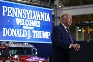 U.S. President Trump visits Pennsylvania