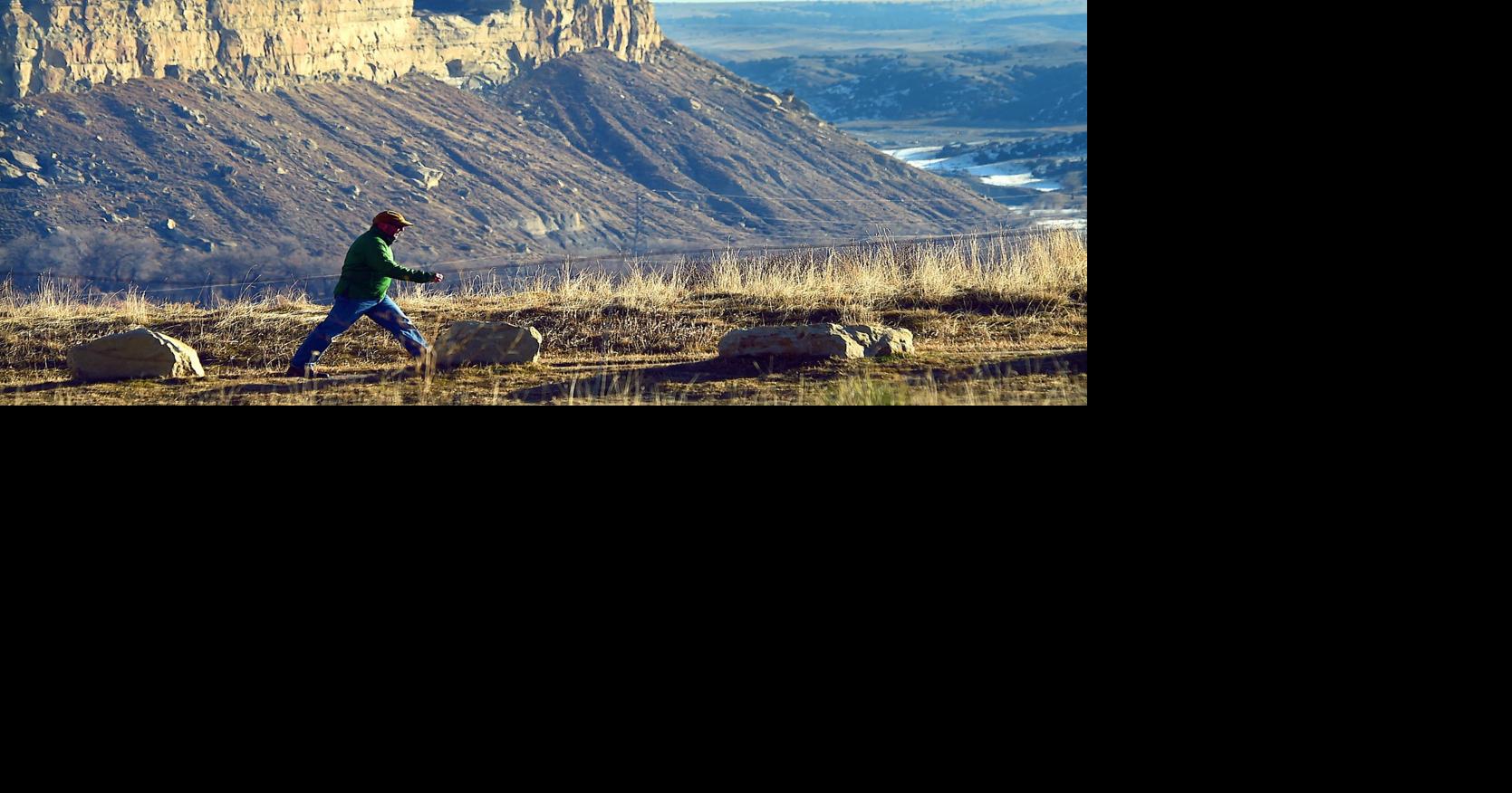 Photo: Walking on the Billings Rimrocks