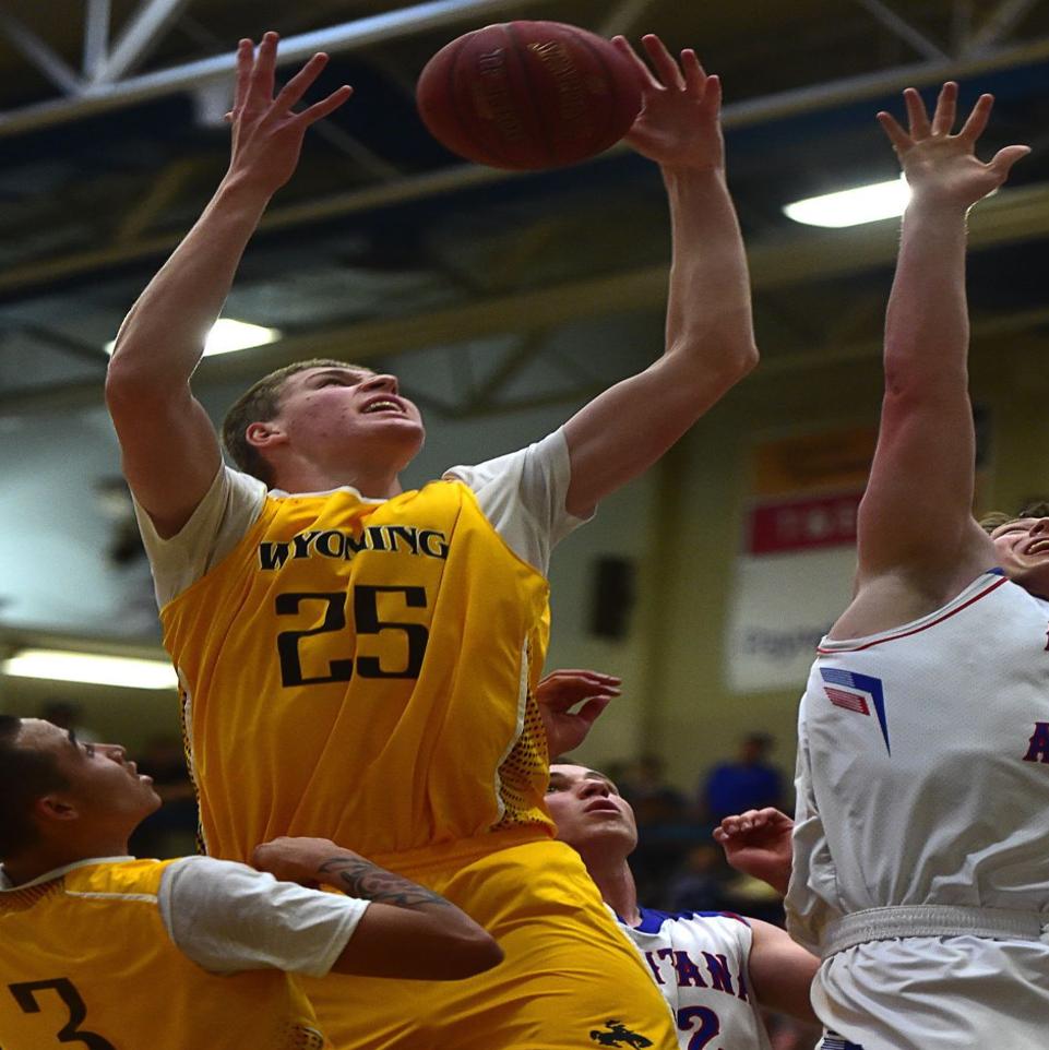 Griz Basketball Represented In Montana Wyoming Series With Rock