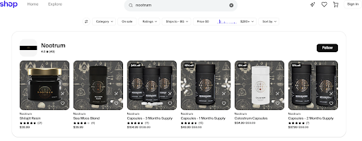 Nootrum Customer Reviews