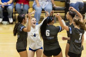 Billings Skyview at Billings West volleyball