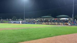 The Billings Mustangs celebrate their Pioneer Baseball League title