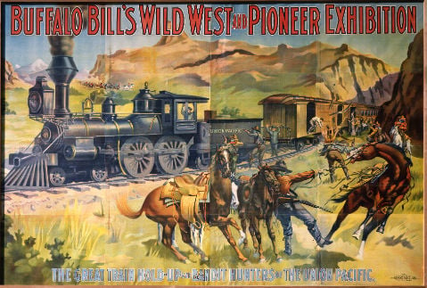Affiche du Wild West Show de Buffalo Bill - Cultea