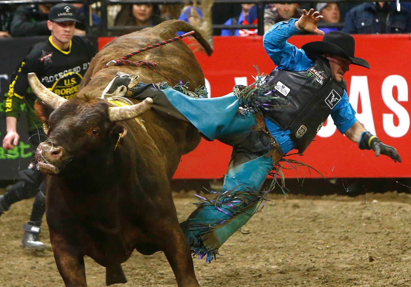 Photos Bull riders compete in the first day of PBR in Billings