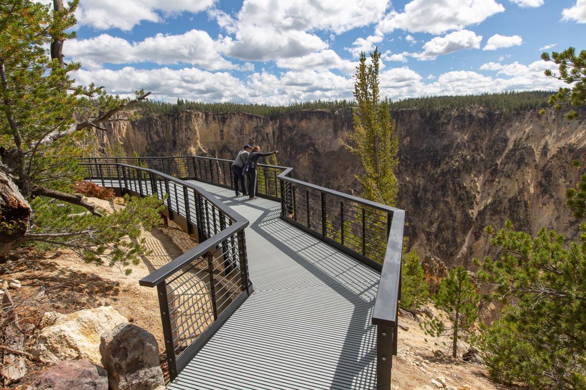 Yellowstone's Inspiration Point overlook finished Outdoors